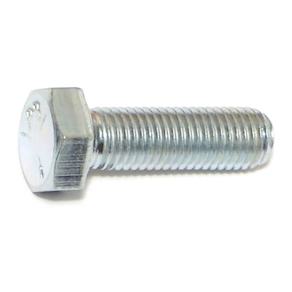 Midwest Fastener Grade 5, 5/16"-24 Hex Head Cap Screw, Zinc Plated Steel, 1 in L, 100 PK 00483 - main